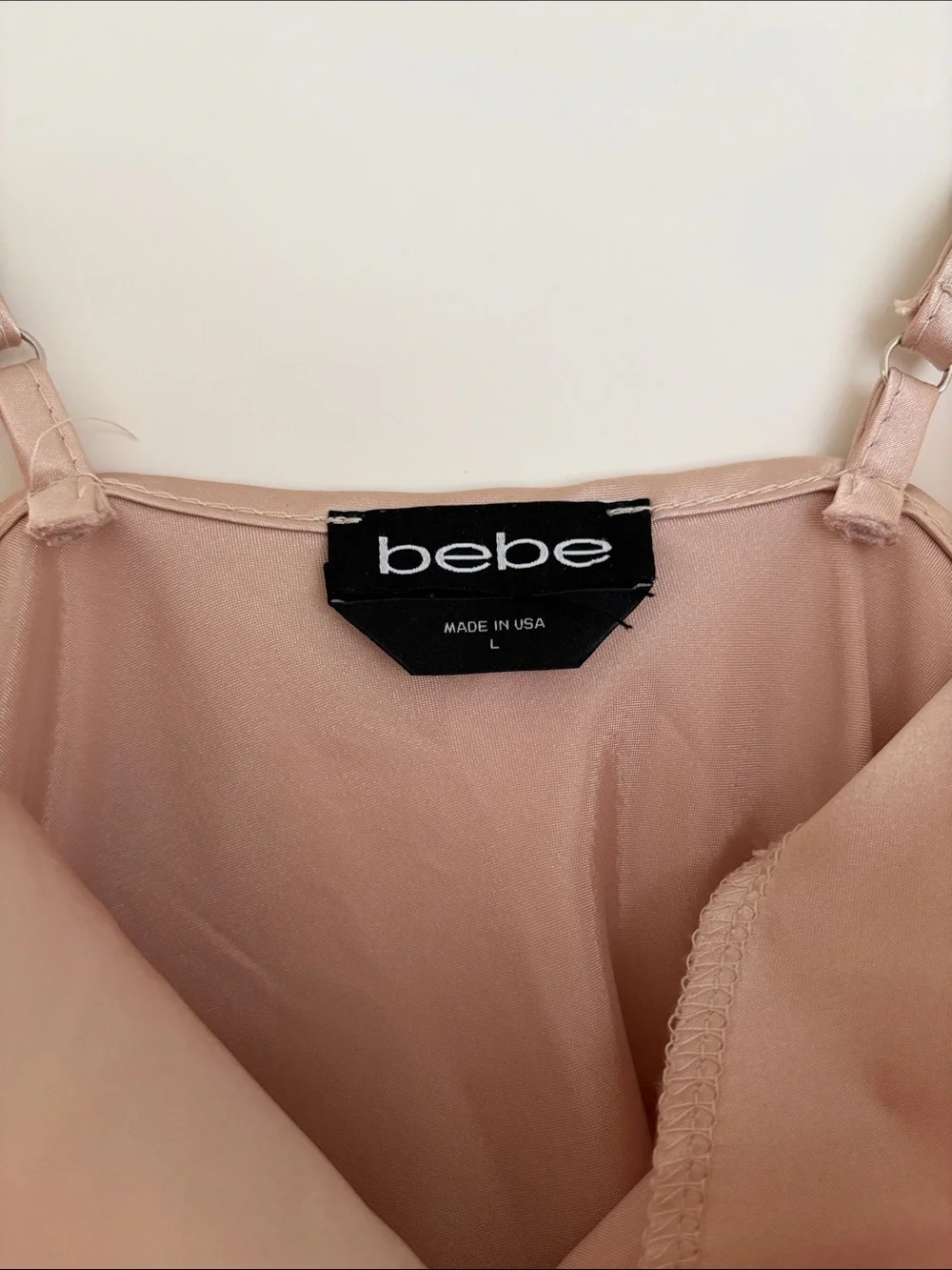 Silky Slip Dress in Champagne - Picture 2 of 3